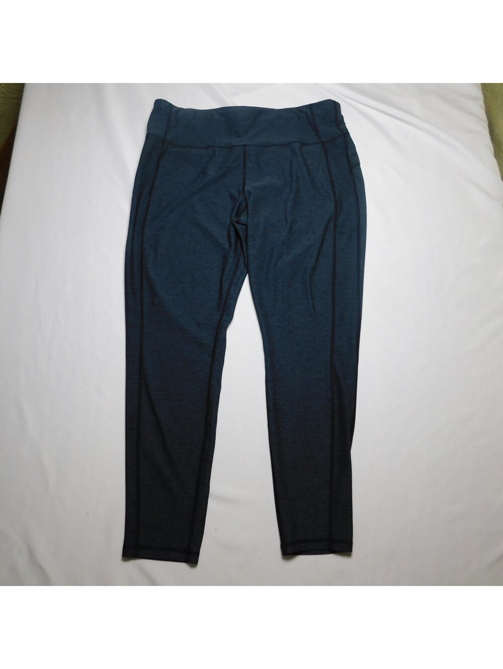 Avia Women's XL (16-18) Activewear Leggings Melange Blue Grey Heathered Yoga Pan